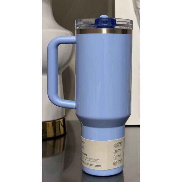 STANLEY QUENCHER PROTOUR FLIP STRAW TUMBLER, 40OZ- CORNFLOWER GLOSS - Picture 3 of 5